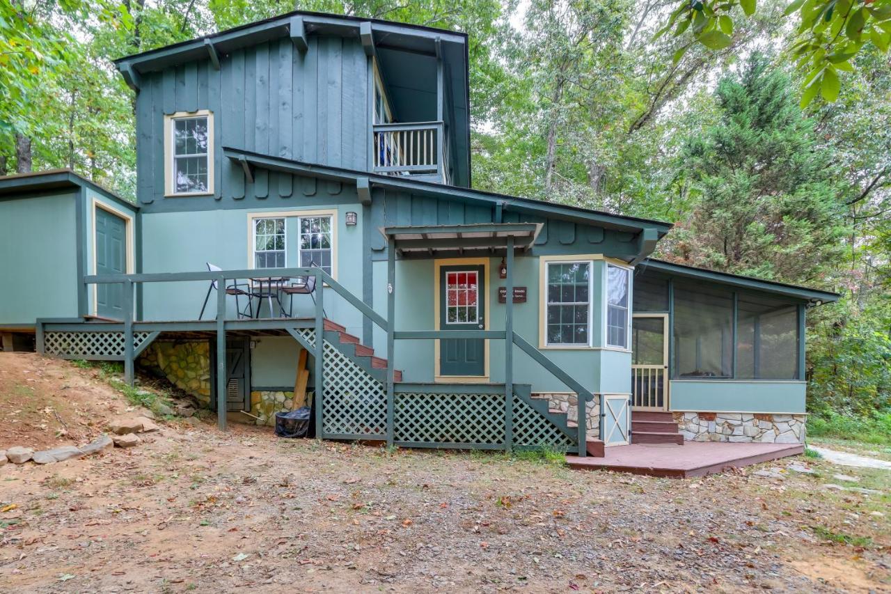 Mountaintop Ellijay Cabin With Private Hot Tub Dış mekan fotoğraf